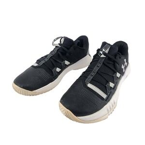 Under Armour Womens UA Block City 2.0 Volleyball Shoes Size 7 Black White